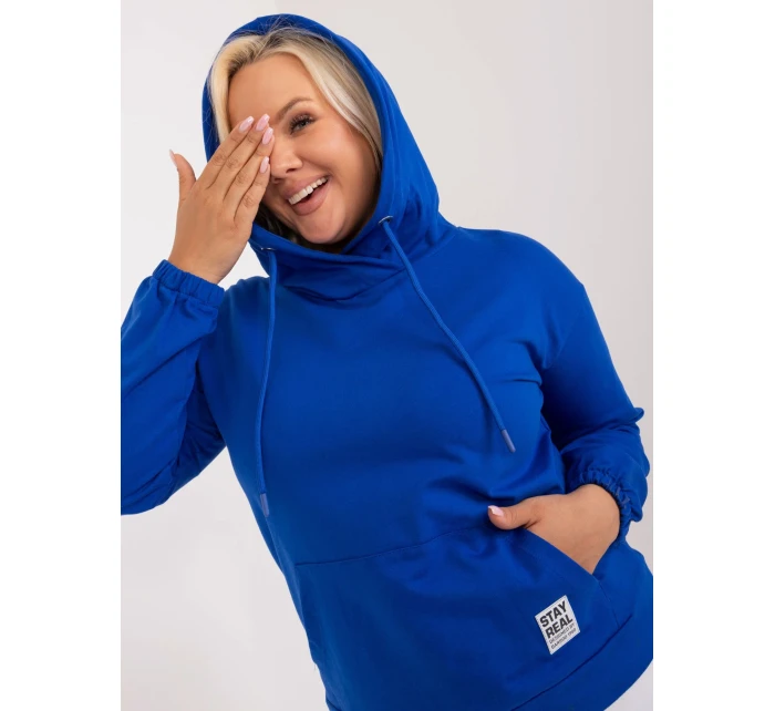 Blúzka RV BL 8655 1.13X kobaltovo modrá