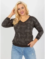 Blúzka RV BZ 8514.04P tmavá khaki Blúzka RV BZ 8514.04P tmavá khaki