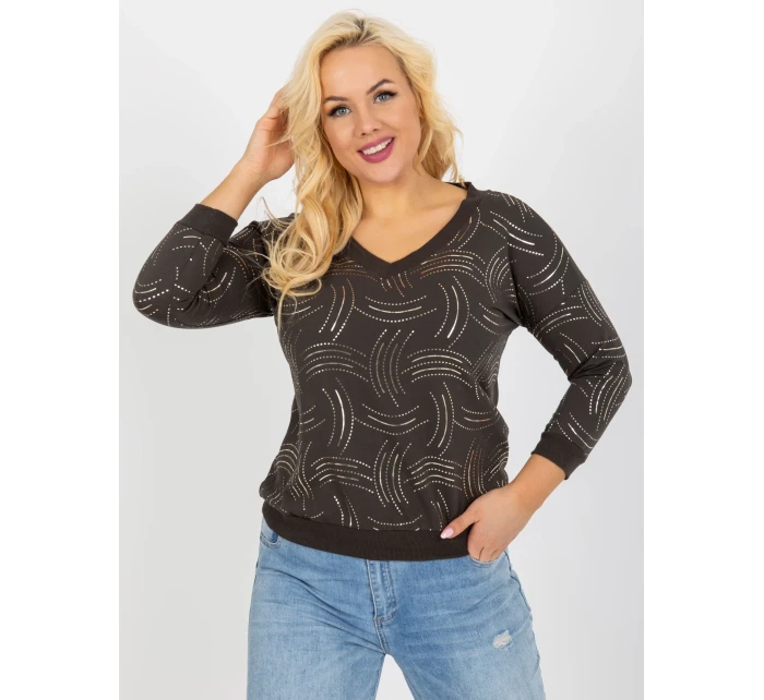 Blúzka RV BZ 8514.04P tmavá khaki Blúzka RV BZ 8514.04P tmavá khaki