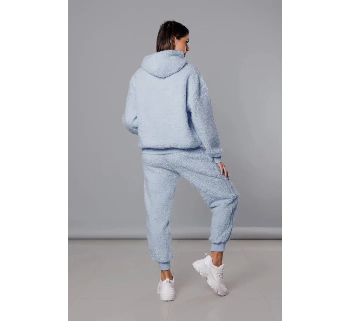 Teplý blankytný teplákový dámsky komplet (YP-1104)