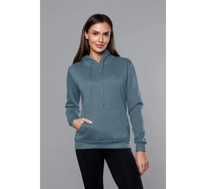 Šedomodrá dámska tepláková mikina (W02-09