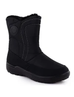 Dámské ploché zateplené sněhule černé model 21906490 - Potocki Dámské ploché zateplené sněhule černé model 21906490 - Potocki