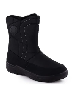 Dámské ploché zateplené sněhule černé model 21906490 - Potocki