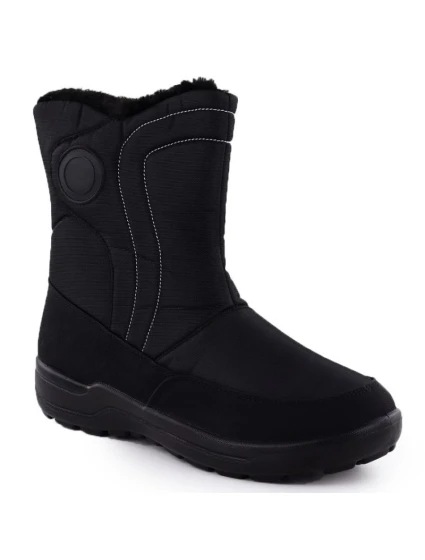 Dámské ploché zateplené sněhule černé model 21906490 - Potocki Dámské ploché zateplené sněhule černé model 21906490 - Potocki