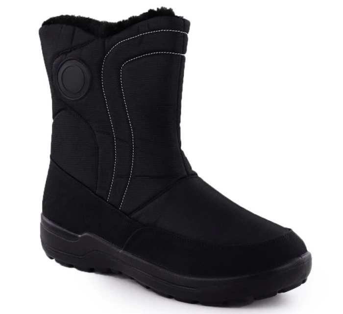 Dámské ploché zateplené sněhule černé model 21906490 - Potocki Dámské ploché zateplené sněhule černé model 21906490 - Potocki