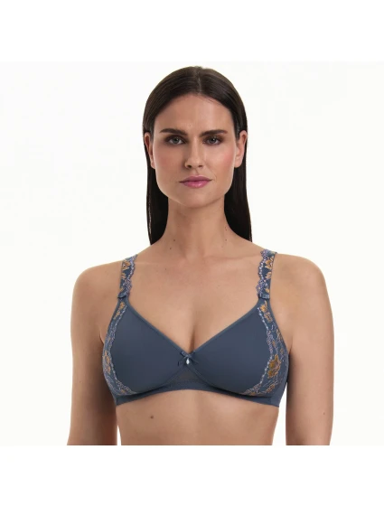 Mäkké košíčky podprsenky Colette s kosticami 5250 sky grey - RosaFaia