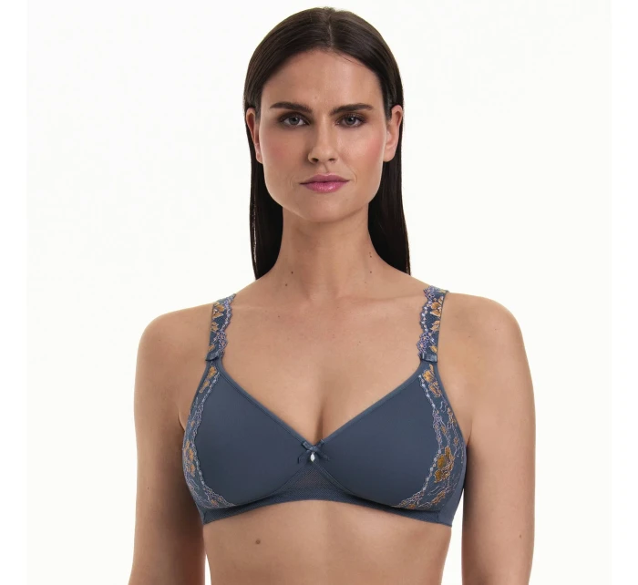 Mäkké košíčky podprsenky Colette s kosticami 5250 sky grey - RosaFaia