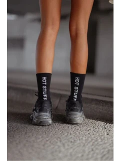 Bawełniane Skarpetki Damskie HOT STUFF Czarne