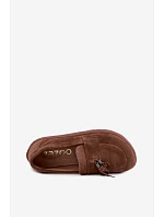 Barefoot z přírodního semiše hnědé model 22356054 - Zazoo Barefoot z přírodního semiše hnědé model 22356054 - Zazoo