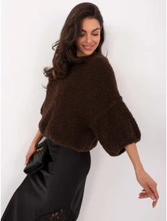 Jumper IT SW 72802.77 tmavohnedý