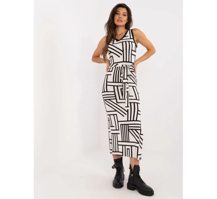 Sukienka LK SK model 20463720 ecru - FPrice Sukienka LK SK model 20463720 ecru - FPrice