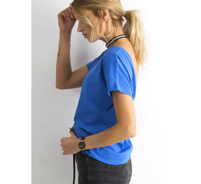 Tričko RV TS model 17519750 tmavě modrá - FPrice Tričko RV TS model 17519750 tmavě modrá - FPrice