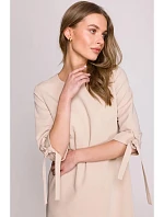 Dámské šaty S393 béžové - Stylove Dámské šaty S393 béžové - Stylove