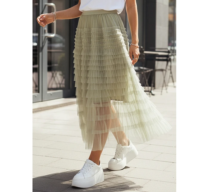 zelená sukně Dstreet model 21972673 - FashionStreet zelená sukně Dstreet model 21972673 - FashionStreet