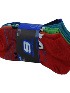 Skechers 6ks chlapčenských nefritových ponožiek s nízkym strihom S115172-RDMT Multicolour 31-34