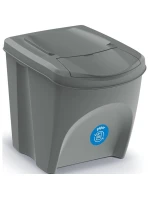 Odpadkové koše 25 l sortibox set4 ks sivý kameň detské