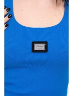 Pruhovaná blúzka s blúzkou vo farbe nevädze