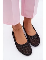 Síťované baleríny s ozdobou Vinceza 62270 Černé Síťované baleríny s ozdobou Vinceza 62270 Černé