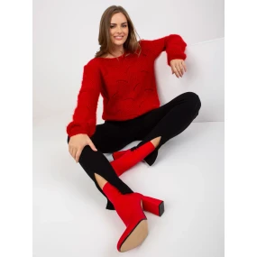 Dámsky sveter TW SW BI 9030 08 tmavo červený Dámsky sveter TW SW BI 9030 08 tmavo červený