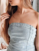 Džínsové trubicové mini šaty NETUBA modré FashionStreet EY2591