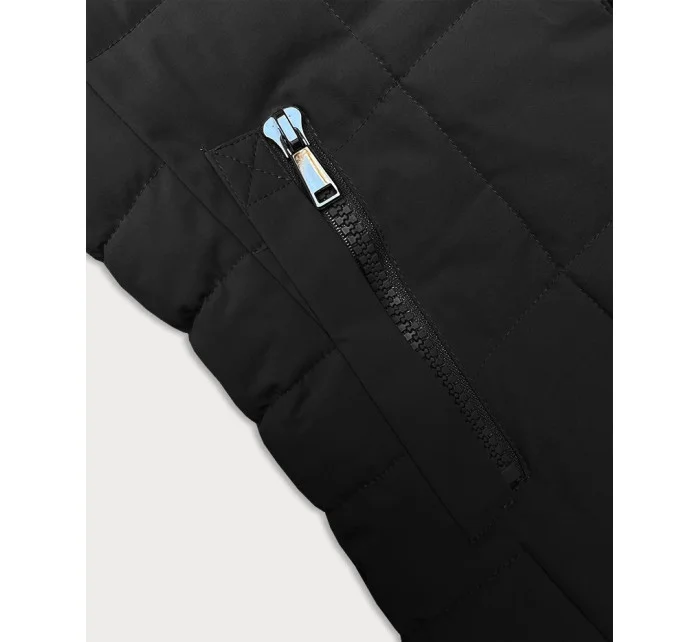 Černá prošívaná dámská zimní bunda model 21247014 - J.STYLE