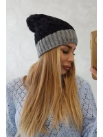 Fleecová čepice Bibiana tmavě model 18751207 - K-Fashion