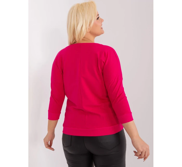 Bluzka RV BZ model 19394609 fuksjowy - FPrice Bluzka RV BZ model 19394609 fuksjowy - FPrice