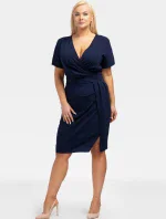 Dámske šaty SA958 modré - Karko