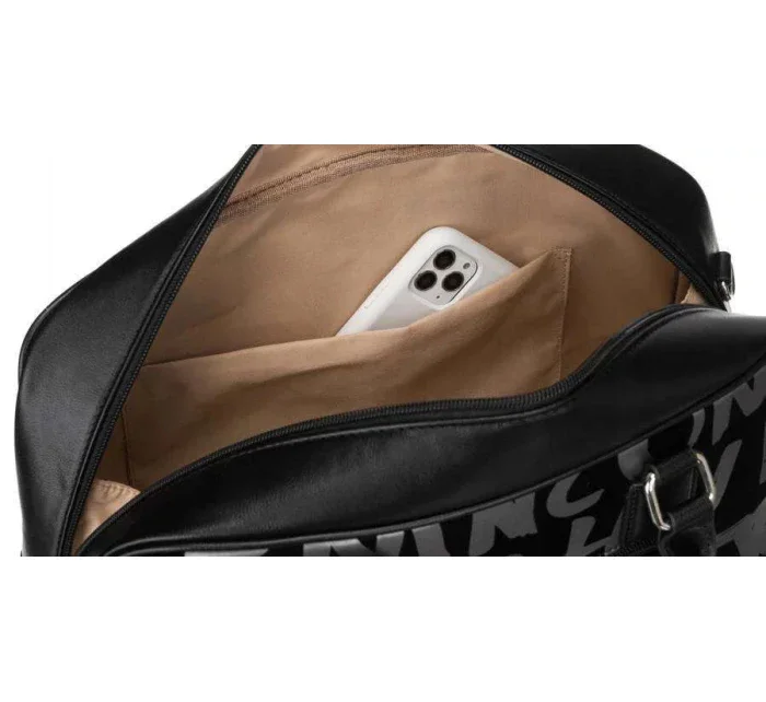 Dámská kabelka Šedá s potiskem model 18978790 - PETERSON Dámská kabelka Šedá s potiskem model 18978790 - PETERSON