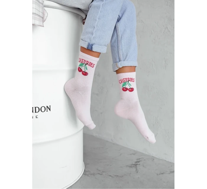 Milena ponožky 0200-163 Cherry 37-41