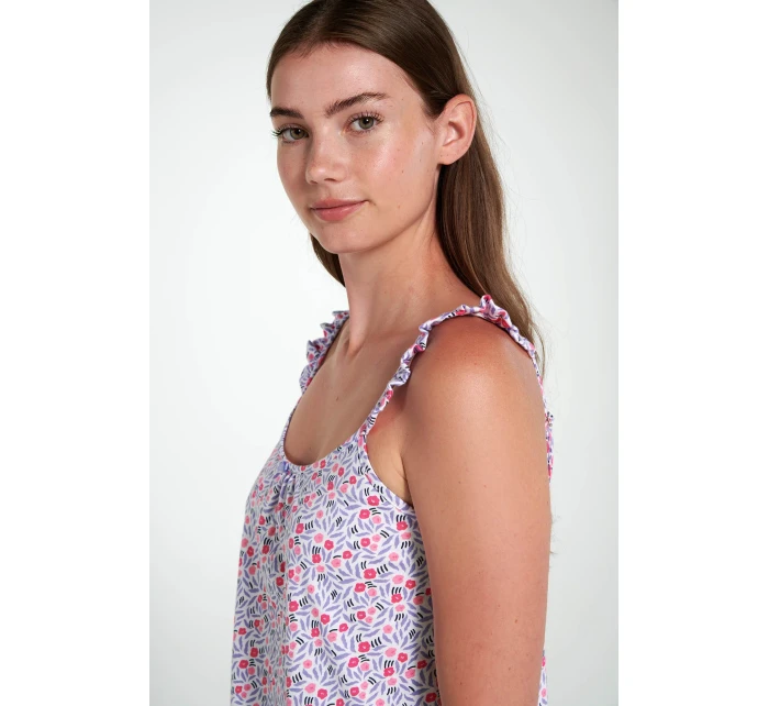 Noční košile s knoflíkovou légou model 19697144 - Vamp