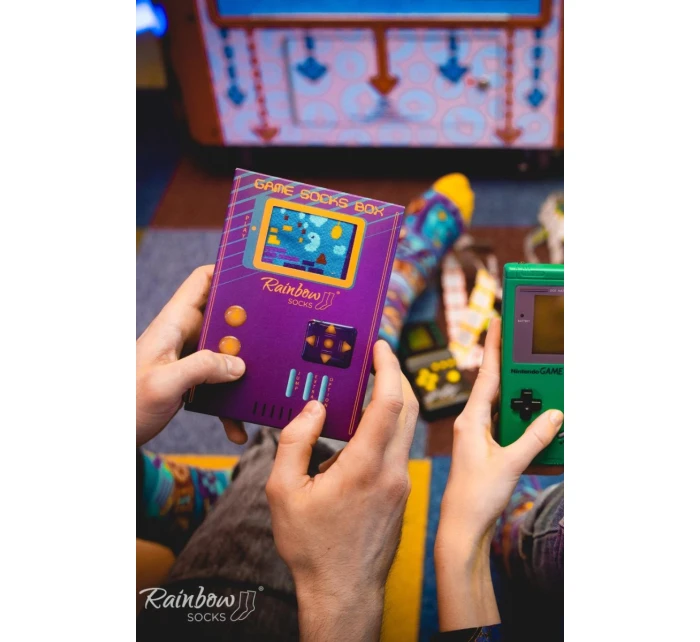 Duhové ponožky pro  2 páry model 21606825 - ZOOKSY/RAINBOW SOCKS