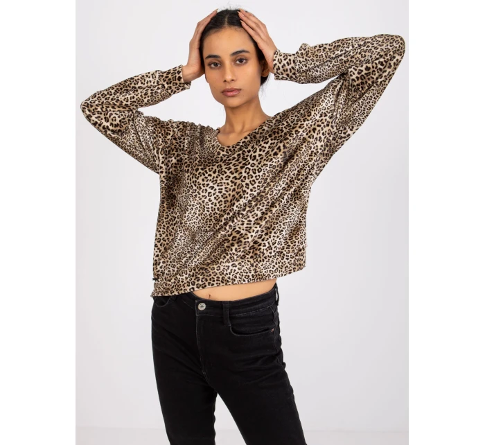 Blúzka DHJ BZ 6550 2.34P čierna a béžová Blúzka DHJ BZ 6550 2.34P čierna a béžová