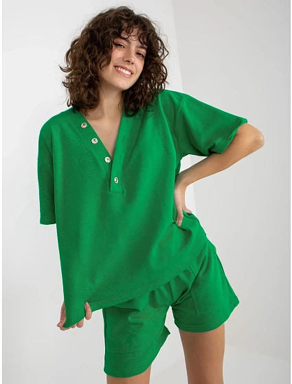 Dámská souprava EM KMPL model 18055637 zelená - FPrice Dámská souprava EM KMPL model 18055637 zelená - FPrice