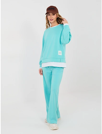 Spodnie dresowe IT DR model 22067014 turkusowy - FPrice