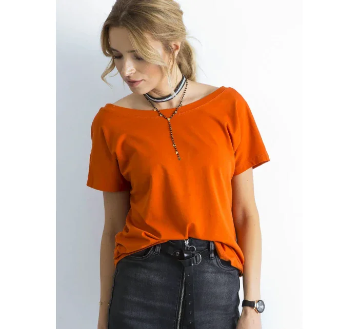 Tričko RV TS 4662.39P tmavo oranžové