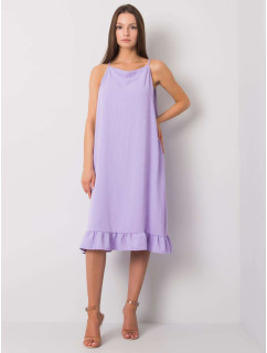 Svetlo fialové šaty bez ramienok od Simone