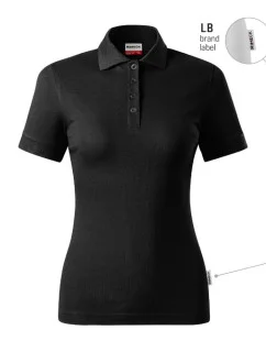 Resist Heavy Polo Shirt black 01 (štítok značky)