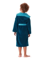 Detský župan Tampa duo s kapucňou 9159 petrol - Vestis Detský župan Tampa duo s kapucňou 9159 petrol - Vestis