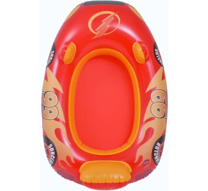 NAFUKOVACÍ ČLN AUTO NA PLÁVANIE 86X60,5CM 37621 ORANŽOVÝ