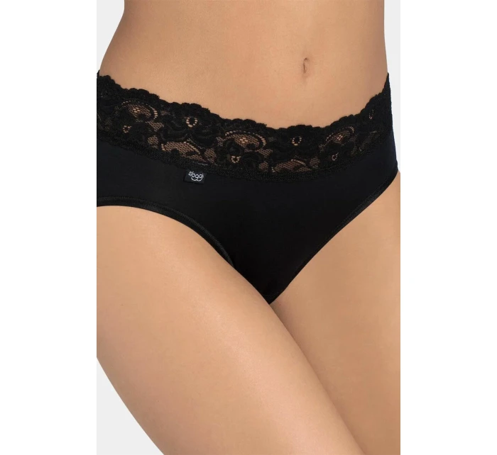 Sloggi model 18465053 Romance Midi kolor:0004black - Triumph Sloggi model 18465053 Romance Midi kolor:0004black - Triumph