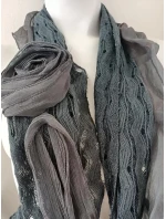 Dámska šatka tmavosivá - FPrice