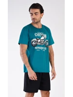 Pánske pyžamové šortky Motocykel