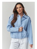 teplá šnúrová bunda model 225694 Makadamia