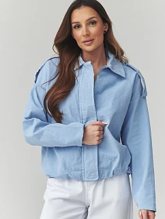 teplá šnúrová bunda model 225694 Makadamia