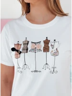 Dámské tričko s potiskem bílé Dstreet model 21984217 - FashionStreet