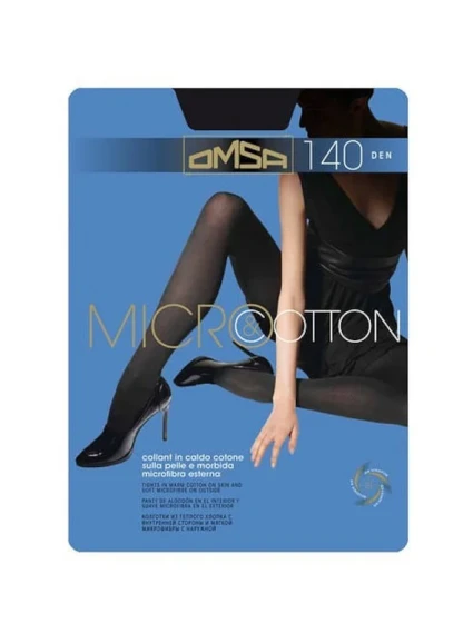 Dámske pančuchové nohavice Omsa Micro & Cotton 140 deň