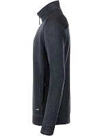 JN Pánská pracovní bunda pletený fleece Strong 02.0 carbon melange/black model 22492779 - Daiber JN Pánská pracovní bunda pletený fleece Strong 02.0 carbon melange/black model 22492779 - Daiber