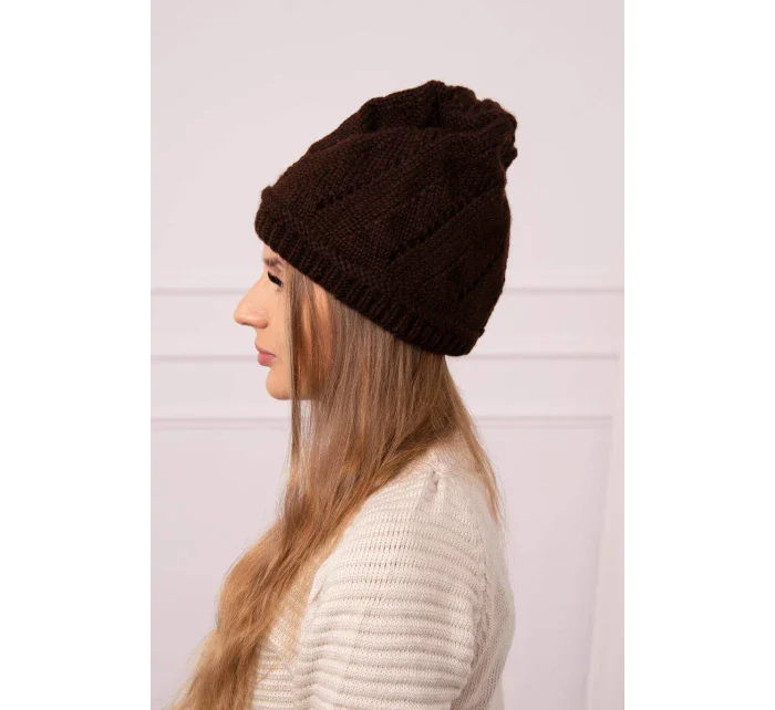 Dámská čepice  hnědá model 18752321 - K-Fashion