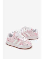 Lesklé Dětské Sportovní Boty Růžové model 21700878 - Boto